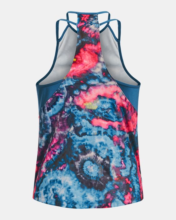 Women's UA Iso-Chill Strappy Tank, Blue, pdpMainDesktop image number 5